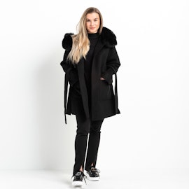 VALENTINA COAT BLACK