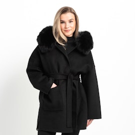 VALENTINA COAT BLACK