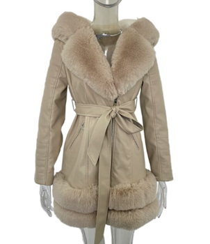 SARAH JACKET LONG ALL BEIGE