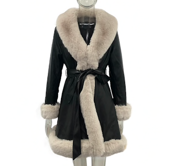 CECE JACKET LONG BLACKBEIGE