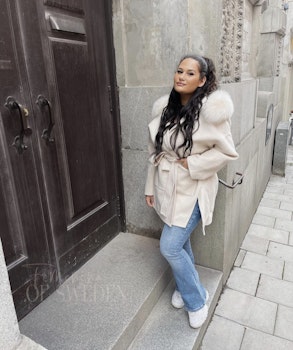 VALENTINA COAT WHITE