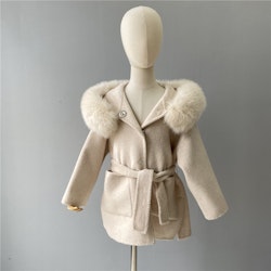 KIDS VALENTINA COAT WHITE