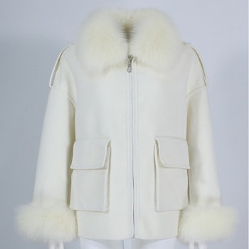 CHLOE COAT PEARL