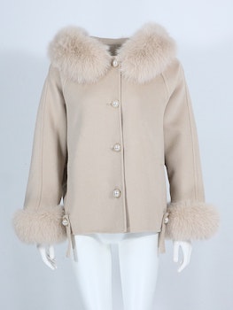 BLANCHE COAT NUDE