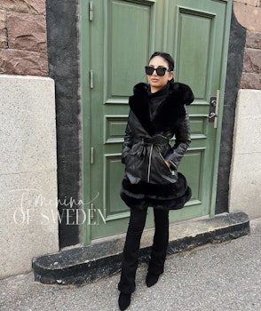 SARAH JACKET LONG ALL BLACK