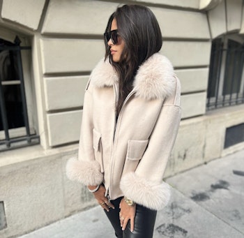 CHLOE COAT NUDE