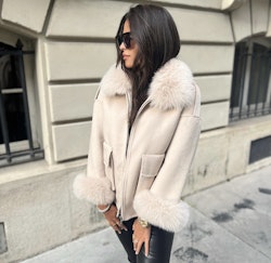 CHLOE COAT NUDE