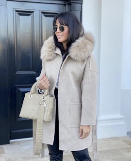 VALENTINA COAT KHAKI