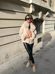 CHLOE COAT NUDE