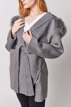 VALENTINA COAT GREY