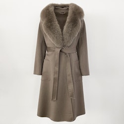 LILLY COAT DARK BEIGE