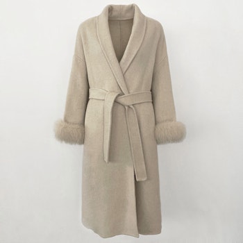 SYDNEY COAT LONG BEIGE