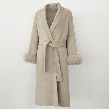 SYDNEY COAT LONG BEIGE