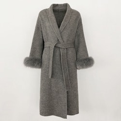 SYDNEY COAT LONG GREY