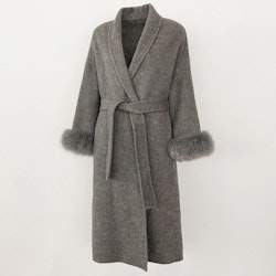 SYDNEY COAT LONG GREY