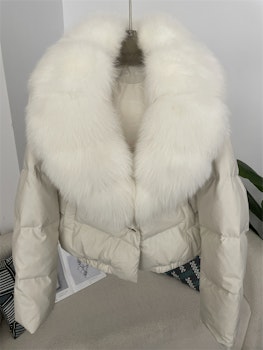 BOMBER JACKET ALL WHITE