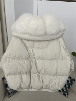 BOMBER JACKET ALL WHITE