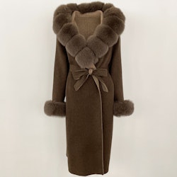 DILARA COAT FULL BROWN