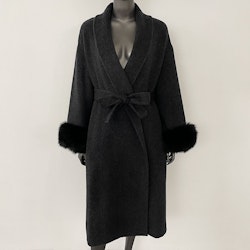 SYDNEY COAT LONG BLACK