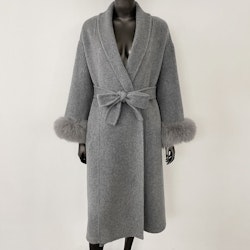 SYDNEY COAT LONG GREY