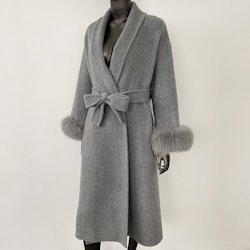 SYDNEY COAT LONG GREY