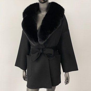 LILLY COAT SHORT BLACK