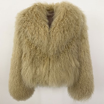 ROCHELLE SHEARLING JACKET BEIGE