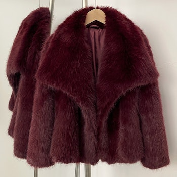 BROOKLYN FAKE FUR COAT BOUGOURY