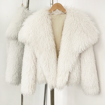 PAOLA FAKE FUR WHITE