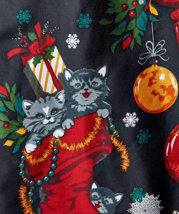 Klänning Christmas Cat  - Joe Browns