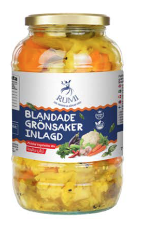 Inlagda grönsaker Rumi - 1,5 kg