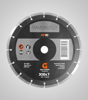 Diamantkapskiva - Cutting HP30 - 300mm