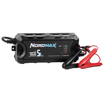 Nordmax 7-stegs adaptiv batteriladdare 5A