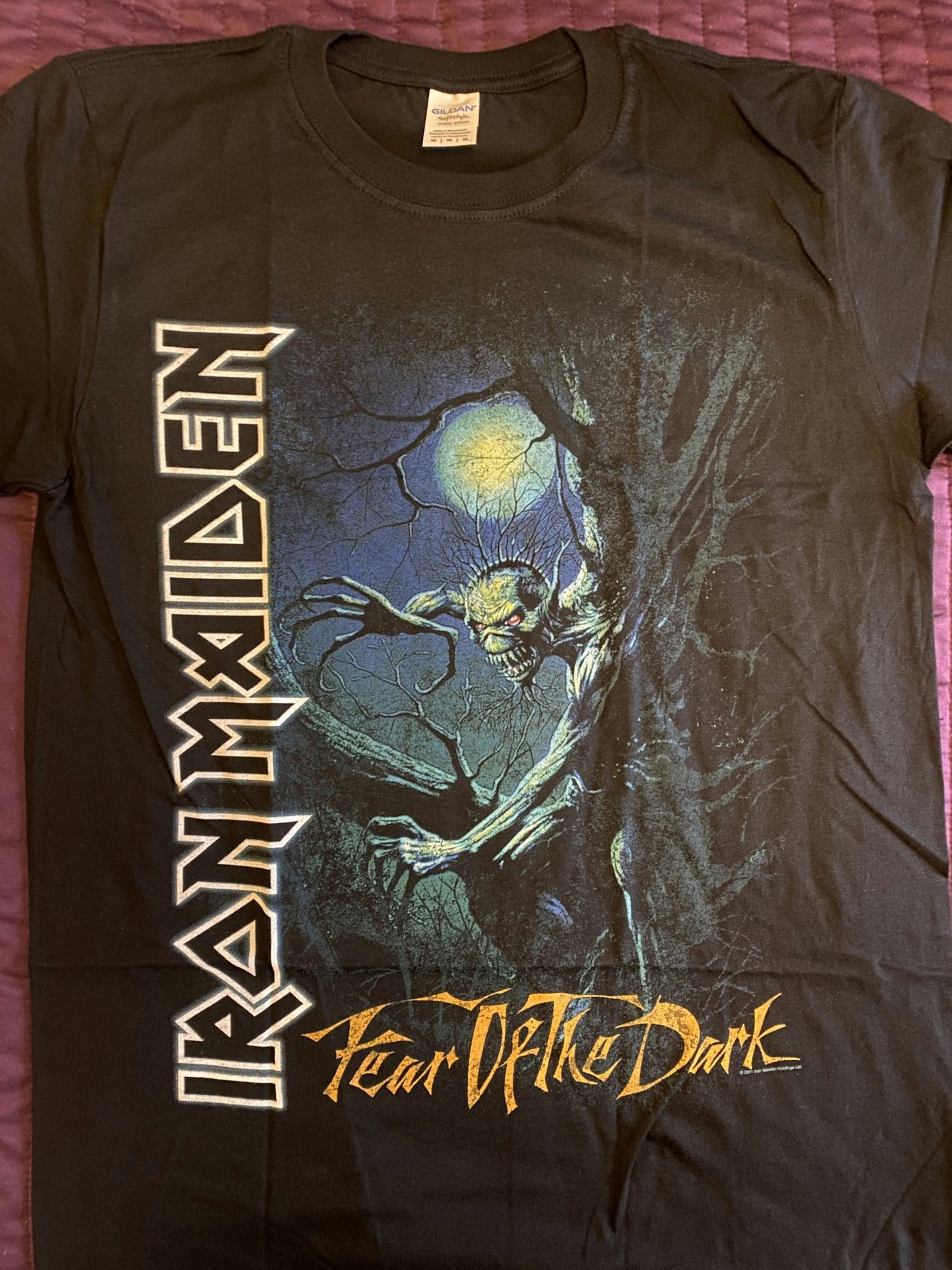 IRON MAIDEN: Fear of the Dark Tree Sprite T-shirt (black)