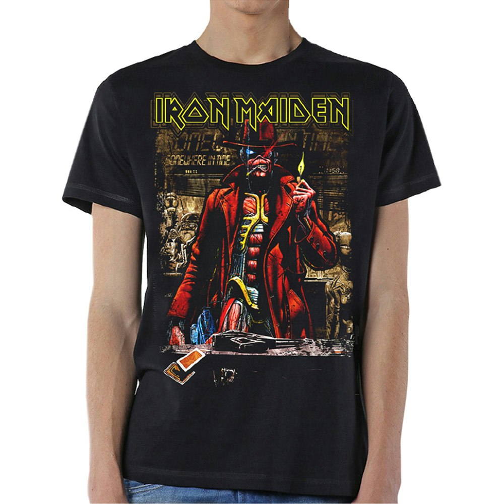 IRON MAIDEN: Stranger In A Strange Land Sepia T-shirt (black)