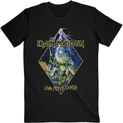 IRON MAIDEN: Live After Death Diamond T-shirt (black)