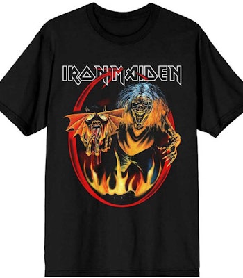 IRON MAIDEN: Number Of The Beast Devil Tail T-shirt (black)