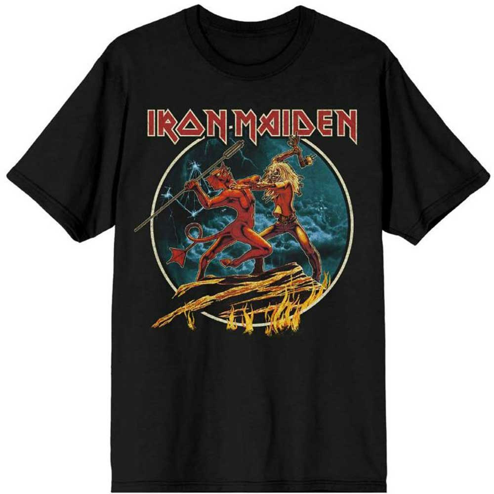 IRON MAIDEN: Run To The Hills Circular T-shirt (black)