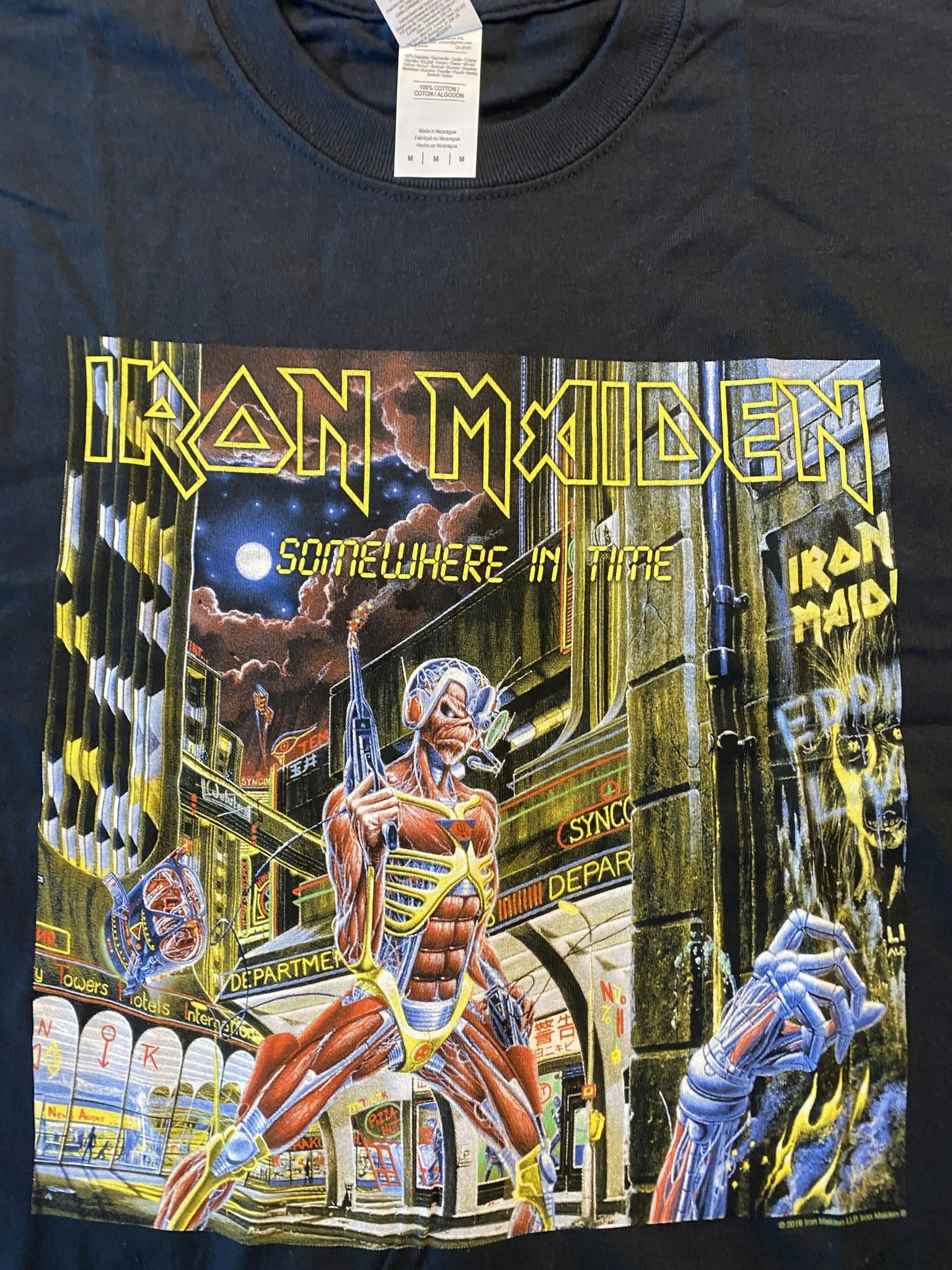 IRON MAIDEN: Somewhere In Time Box T-shirt (black)