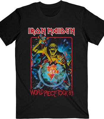 IRON MAIDEN: World Piece Tour ´83 T-shirt (black)