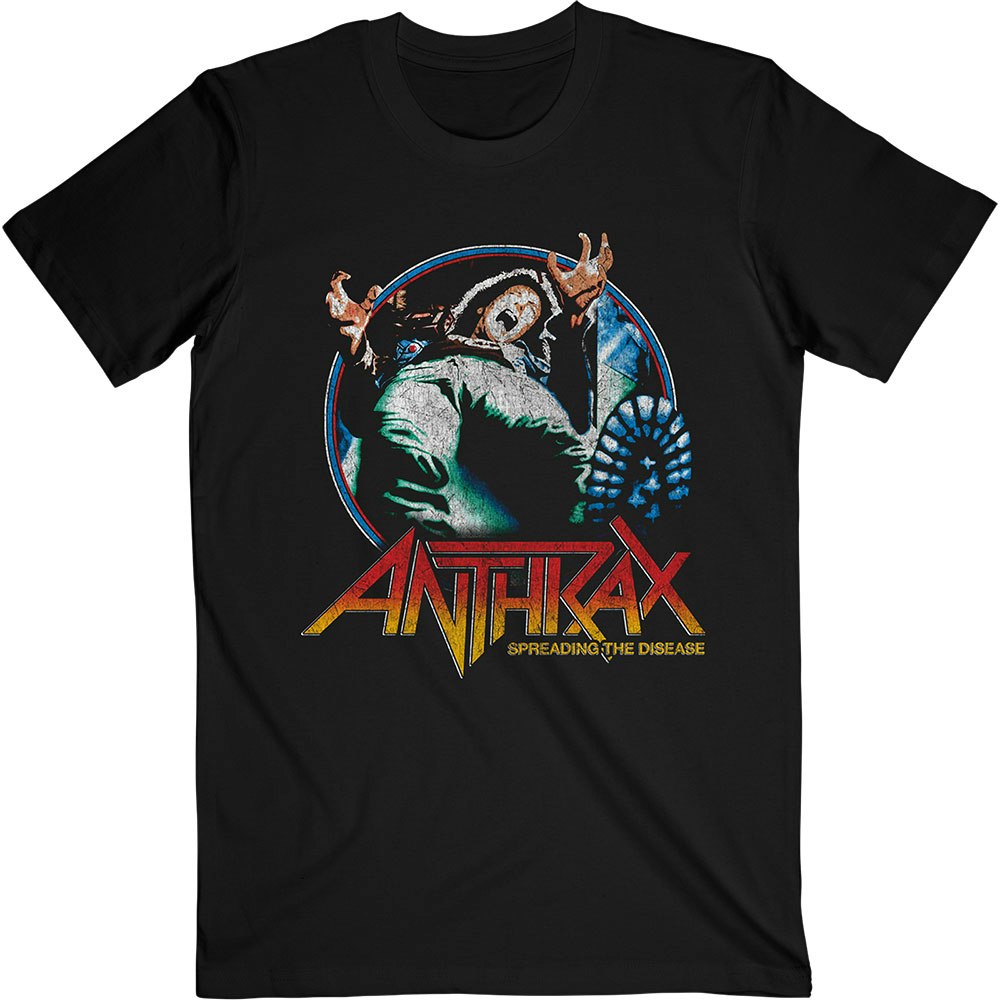 ANTHRAX: Spreading Vignette T-shirt (black)