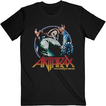 ANTHRAX: Spreading Vignette T-shirt (black)