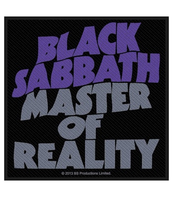 BLACK SABBATH: Master Of Reality Standard Patch (tygmärke)