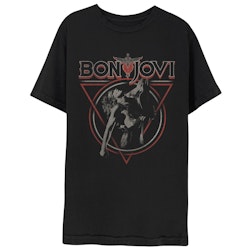 BON JOVI: Triangle Overlap T-shirt (black)