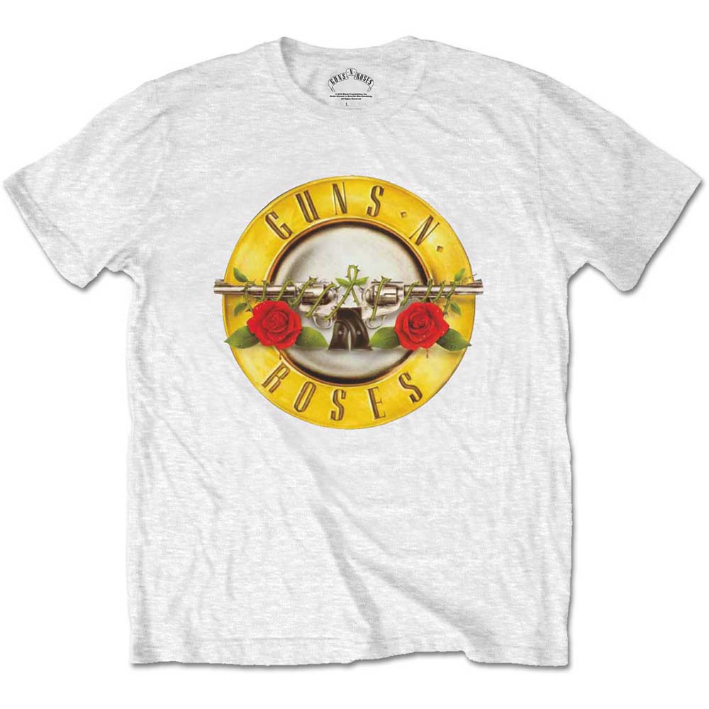 GUNS N' ROSES: Classic Logo T-shirt (white)