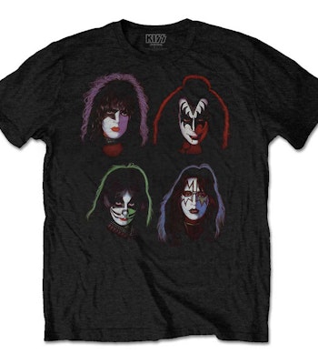 KISS: Faces T-shirt (black)