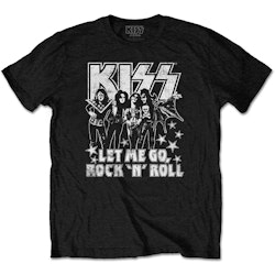 KISS: Let Me Go T-shirt (black)