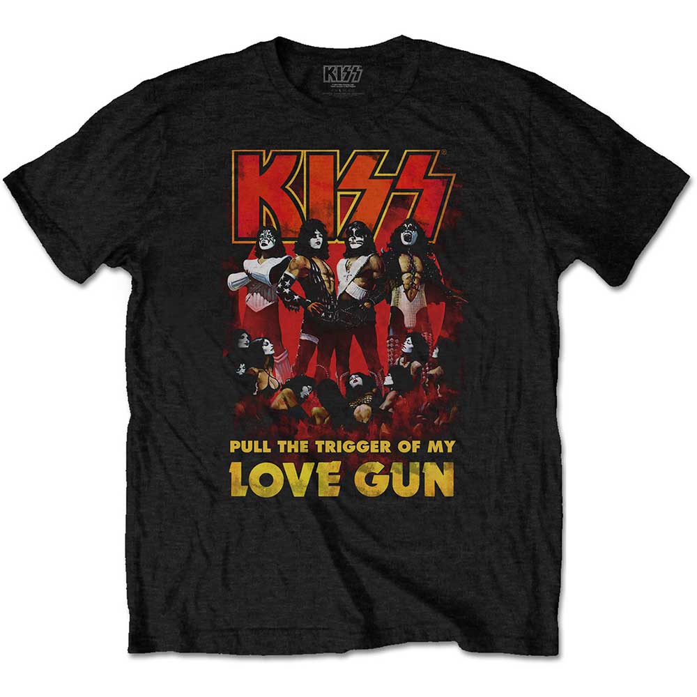KISS: Love Gun Glow T-shirt (black)