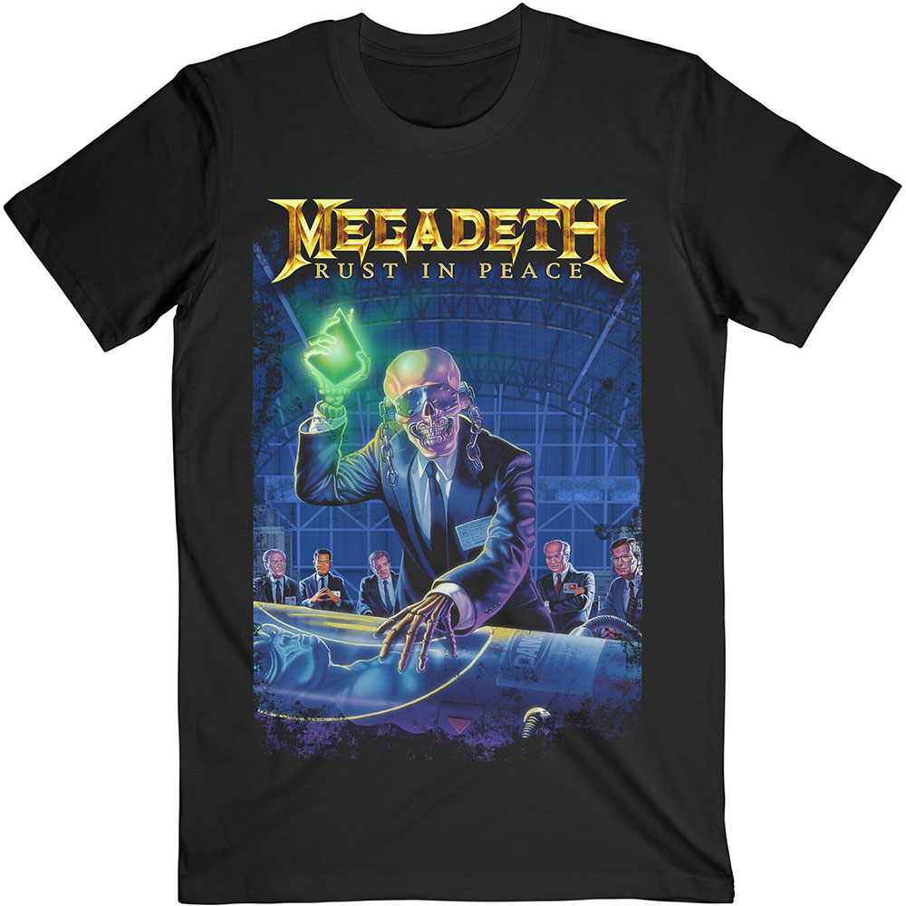 MEGADETH: Rust In Peace 30th Anniversary (Back Print) T-shirt (black)