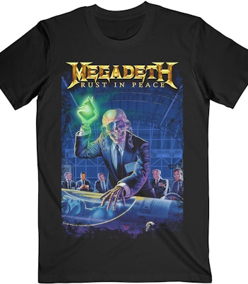 MEGADETH: Rust In Peace 30th Anniversary (Back Print) T-shirt (black)